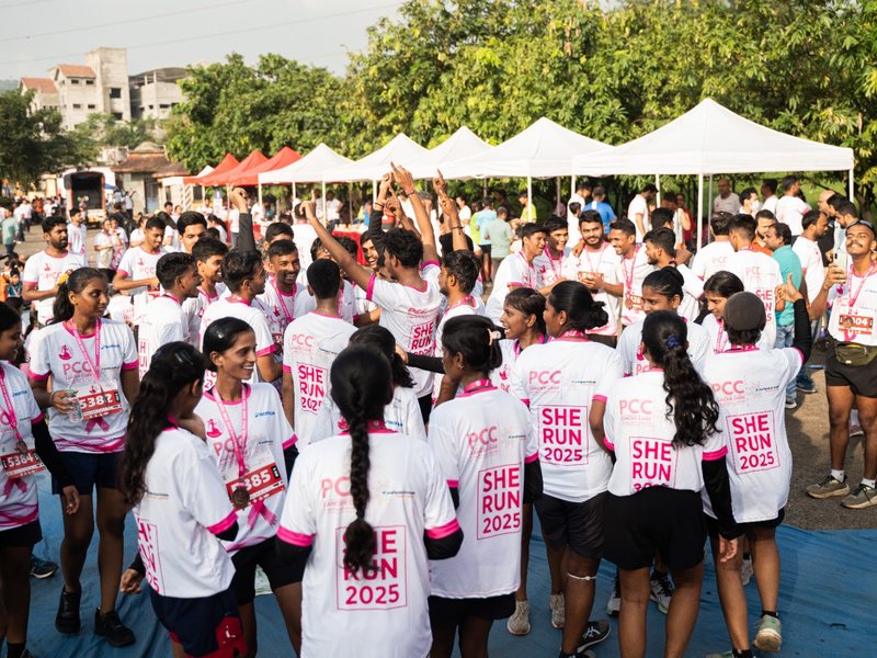 School and college students celebrate after finishing.